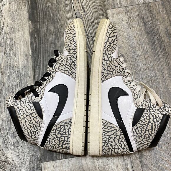 Nike Air Jordan 1 Retro OG High White Cement size 10 DZ5485-052 OG - Picture 5 of 8